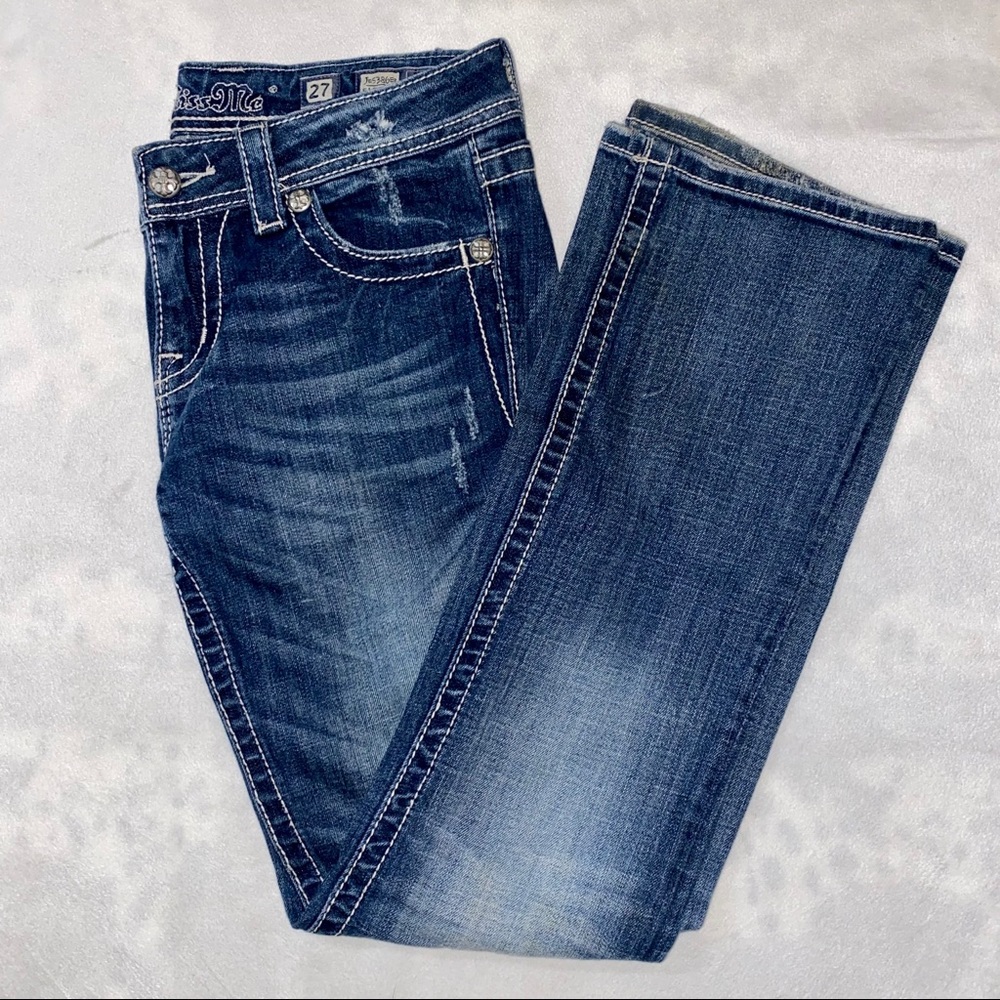 Miss Me Women’s Dark Wash Easy Boot Jeans